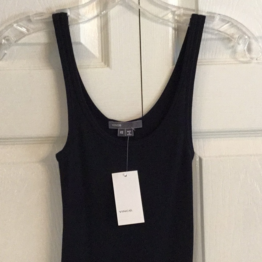 Vince black sleeveless Tank NWT - Picture 2 of 5